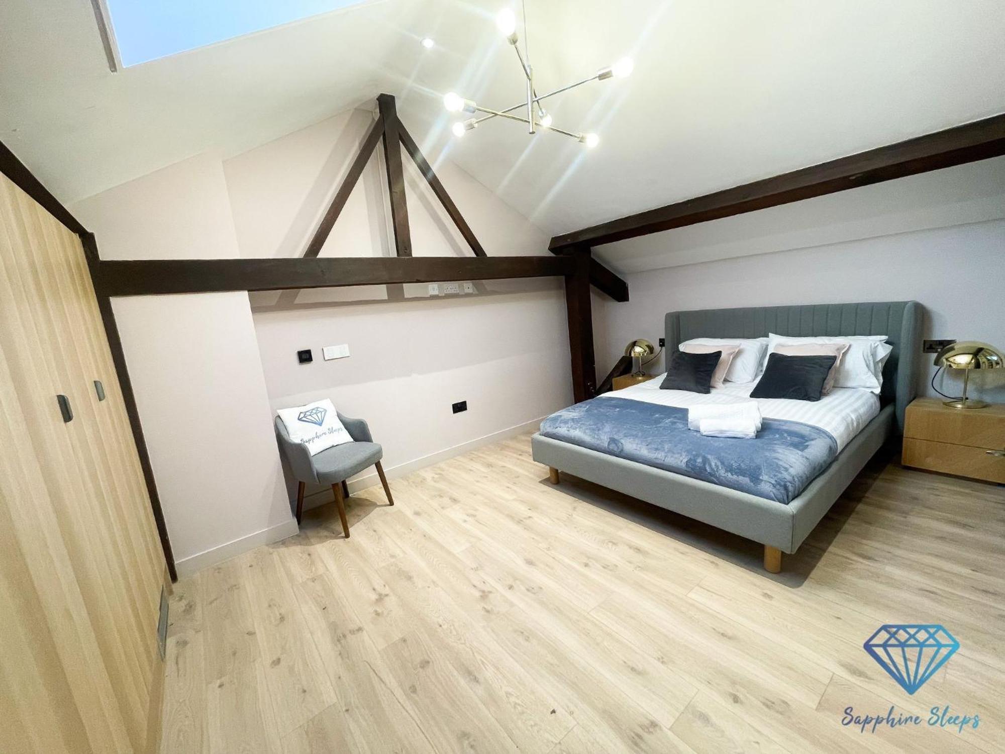 M1 City Centre 3 Bed 3 Bath Luxe Penthouse Manchester Buitenkant foto
